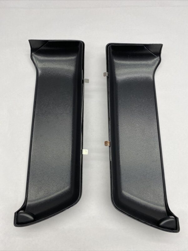 Pair of Black Non-Upholstered Door Pockets fits Mercedes R107 10772005740 - Image 2