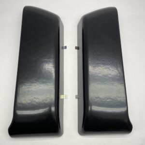 Pair of Black Non-Upholstered Door Pockets fits Mercedes R107 10772005740