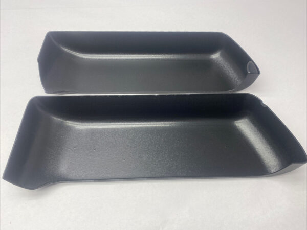 Pair of Black Non-Upholstered Door Pockets fits Mercedes R107 10772005740 - Image 6