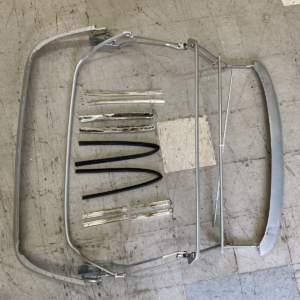 New Soft Top Frame with Chrome Trim for Mercedes W113 230SL 250SL 280SL Pagoda