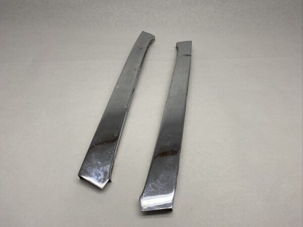 Used Pair of A Pillar Chrome Covers fits Mercedes W111 W112 Coupe