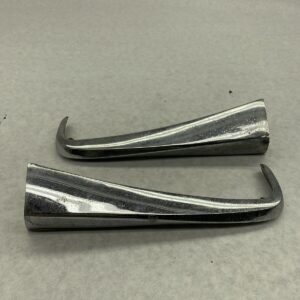 Used Pair of Rear Fin Chrome Trim fits Mercedes W110 W111 W112 Fintail Sedans