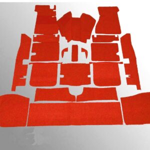 Red Loop Carpet Set fits Automatic Mercedes W113 Pagoda 230SL 250SL 280SL