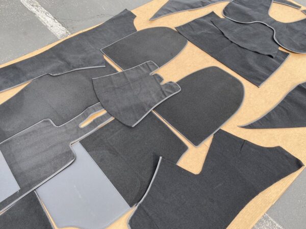 RS Style Black Velour Carpet Set fits Porsche 911 930 Targa Carrera 1974-1985 - Image 3