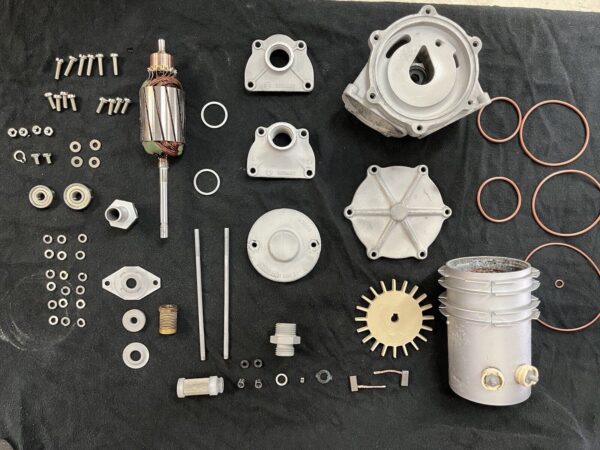 LONG STYLE FUEL PUMP REBUILT KIT with Hose Bosch W108 W111 W113 0010913401 0442200007 - Image 2