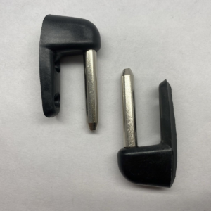 Pair of Black Sunvisor Clips fits Mercedes Cabriolet W111 300SE 280SE 250SE 220