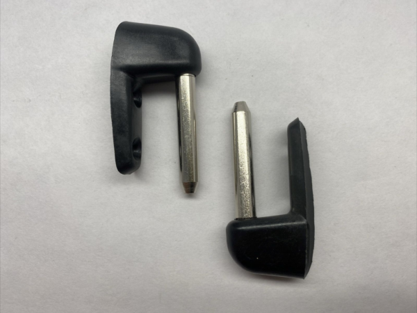 Pair of Black Sunvisor Clips fits Mercedes Cabriolet W111 300SE 280SE 250SE 220