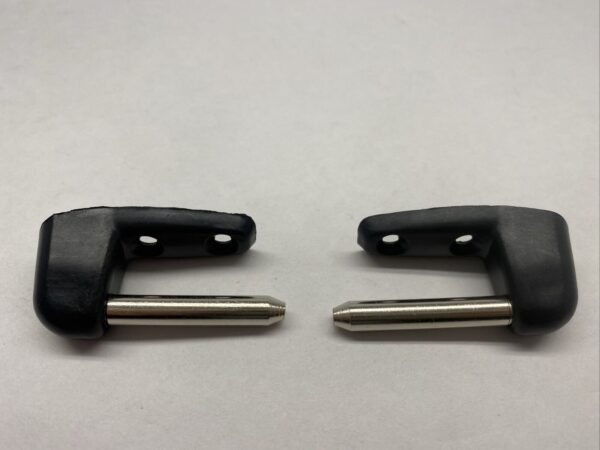 Pair of Black Sunvisor Clips fits Mercedes Cabriolet W111 300SE 280SE 250SE 220 - Image 3