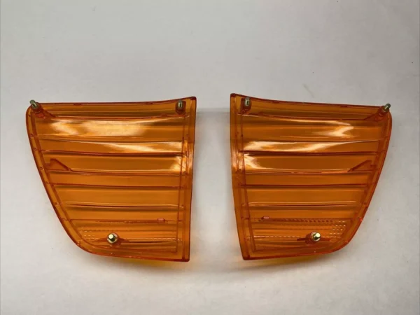 Pair of Indicator Lenses fits Mercedes R107 380SL 450SL 450SLC 560SL - Image 3