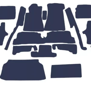 Blue Velour Carpet Set fits Mercedes R107 380SL 450SL 560SL