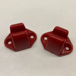Pair of Red Sun Visor Clips fits Mercedes W108 W114 W115