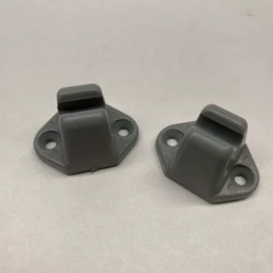 Pair of Gray Sun Visor Clips fits Mercedes W108 W114 W115