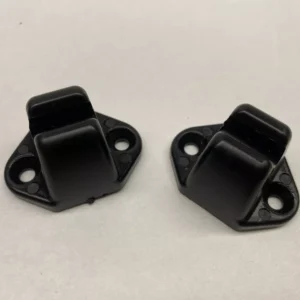 Pair of Black Sun Visor Clips fits Mercedes W108 W114 W115