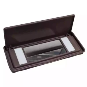 Brown Sun Visor Vanity Mirror R107 560SL W124 C124 W126 560SE 560SEC
