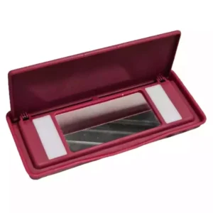 Red Sun Visor Vanity Mirror R107 560SL W124 C124 W126 560SE 560SEC