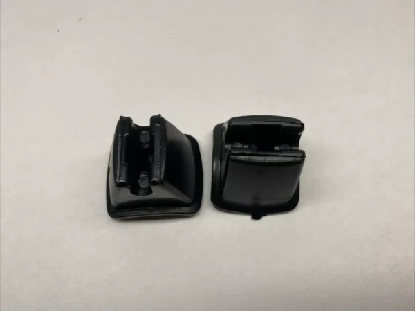 NEW Mercedes Black Sun Visor Clips W113 280sl Pagoda 68-71 - Image 3
