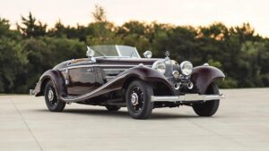 There are many famous people who own vintage Mercedes-Benz cars. The one in this picture is just like one that Coco Chanel owned.