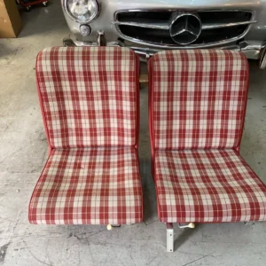 Pair of Early Style Bucket Seats Covered Fits Mercedes W121 190SL 300SL