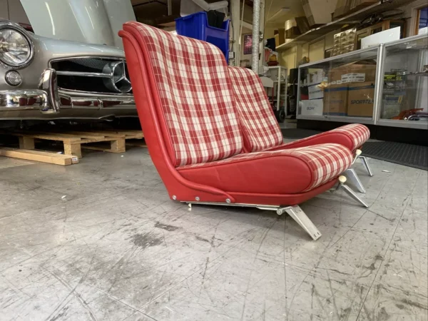 Pair of Early Style Bucket Seats Covered Fits Mercedes W121 190SL 300SL - Image 4