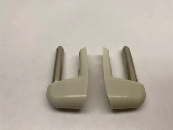 Pair of Cream Sun visor Clips fits Mercedes Cabriolet W111 300SE 280SE 250SE 220 - Image 4
