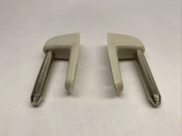 Pair of Cream Sun visor Clips fits Mercedes Cabriolet W111 300SE 280SE 250SE 220