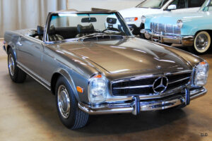 Here is a picture of a gorgeous 280SL showcasing what parts are essential in restoring a Mercedes 280SL 