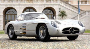 The Mercedes-Benz 300 slr uhlenhaut coupé, as shown in this picture, is one of the top selling vintage Mercedes models