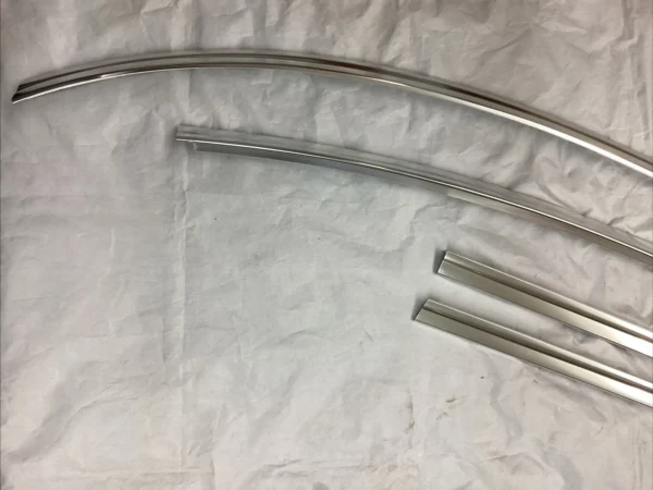Chrome Front Windshield Molding Set fits Mercedes C107 SLC 73-81 - Image 3