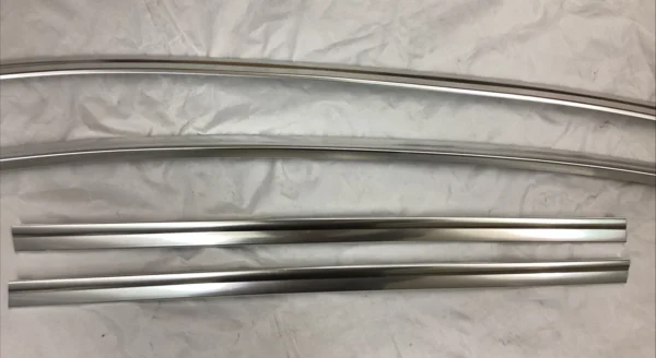 Chrome Front Windshield Molding Set fits Mercedes C107 SLC 73-81 - Image 4