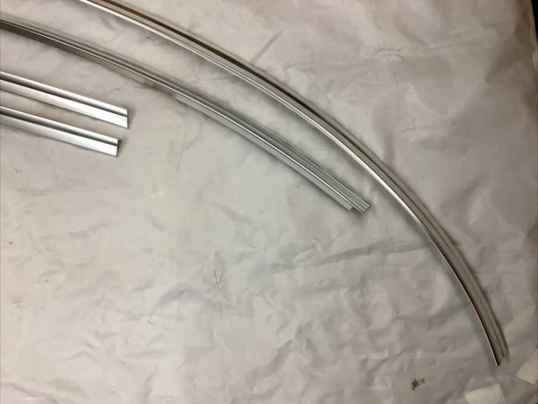 Chrome Front Windshield Molding Set fits Mercedes C107 SLC 73-81 - Image 5