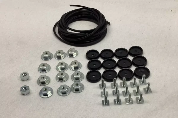 Soft Top Chrome Trim Mounting Kit fits Mercedes R107