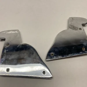 Used Pair of Upper Door Jam B Pillar Covers fits Mercedes W111 W112 Coupe Cabrio