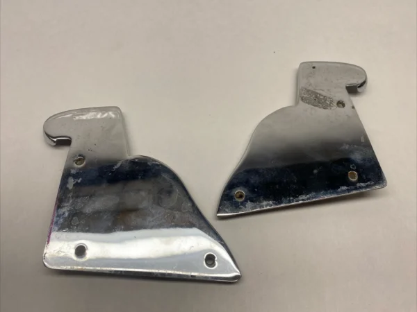 Used Pair of Upper Door Jam B Pillar Covers fits Mercedes W111 W112 Coupe Cabrio