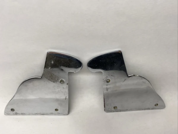 Used Pair of Upper Door Jam B Pillar Covers fits Mercedes W111 W112 Coupe Cabrio - Image 2