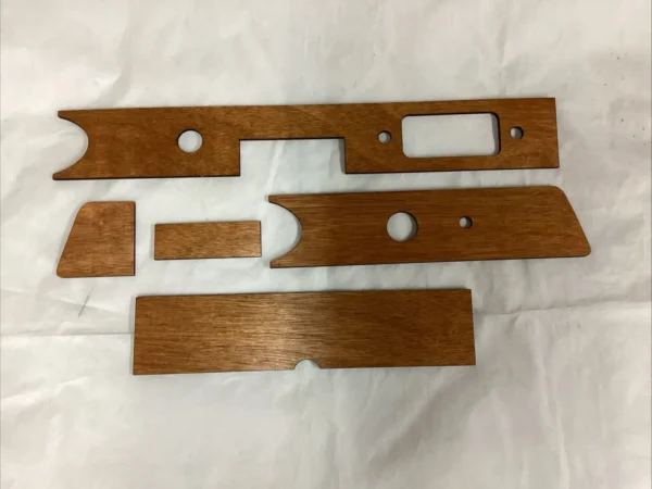 Polished Dash Wood Trim Fits Porsche 911 912 69-73 90155204120 LHD