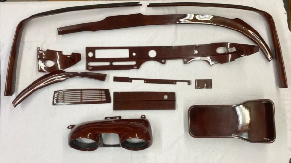 New Dark Walnut Wood Kit fits Mercedes W111 250SE 280SE Coupe Cabiolet