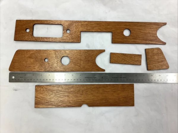 Polished Dash Wood Trim Fits Porsche 911 912 69-73 90155204120 RHD - Image 2