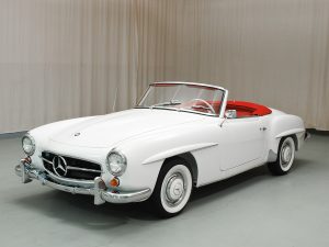 This beauty had a complete Mercedes 190SL suspension upgrade