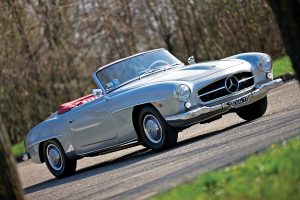 This picture does not depict the Mercedes 190SL engine rebuild but with the level of restoration you see, how could it not have been rebuilt?
