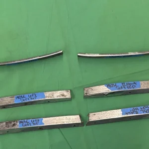 Used Set of Soft Top Frame Chrome Moldings fits W121 190SL